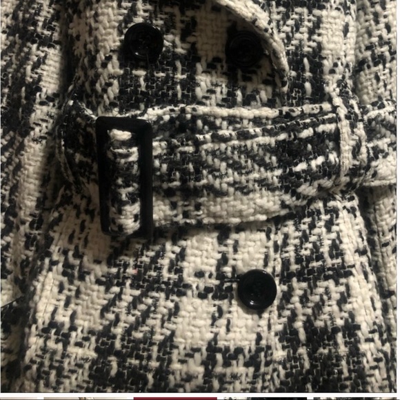 HILLARY RADLEY Plaid Pea Coat - Picture 4 of 5